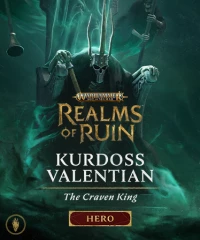 Ilustracja produktu Warhammer Age of Sigmar: Realms of Ruin - Kurdoss Valentian, The Craven King PL (DLC) (PC) (klucz STEAM)