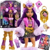 Ilustracja produktu Mattel Monster High Fest Lalka Clawdeen Wolf Fashion + Akcesoria Festiwalowe HXH80