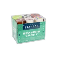 Ilustracja Starpak Gumka Do Mazania Sport 6 sztuk 538822