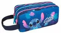 Ilustracja produktu CoolPack Primus Piórnik Saszetka Trzykomorowa Prostokątna Stitch Blue F060780L