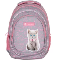 Ilustracja produktu AstraBag Plecak Szkolny AB330 Pinky Kitty 502022139