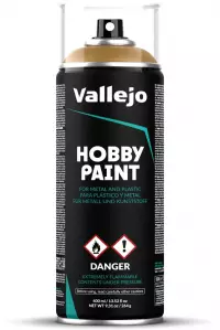 Ilustracja produktu Vallejo: 28.015 - Hobby Paint Spray - Desert Yellow (400 ml)