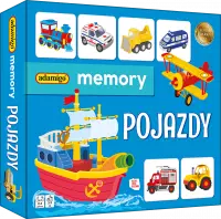 Ilustracja produktu Adamigo Gra Memory Pojazdy