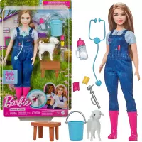 Ilustracja produktu Mattel Barbie Lalka Weterynarka Na Farmie HRG42 