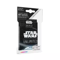 Ilustracja produktu Gamegenic: Star Wars Unlimited - Art Sleeves - Koszulki na Karty - Card Back Black