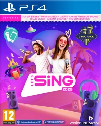 Ilustracja Let's Sing 2025 + 2 Mikrofony (PS4)