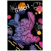 Ilustracja produktu Coolpack Zeszyt A5 32 kartki kratka Stitch Black wzór 2 91569PTR