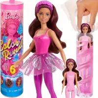 Ilustracja produktu Mattel Lalka Barbie Color Rev Baletnica Tuba Niespodzianka HRK17