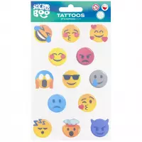 Ilustracja produktu Sticker Boo Tatuaż Zmywalny Dla Dzieci Emotikony 540455