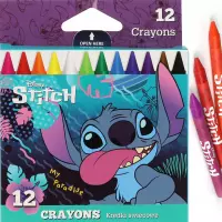 Ilustracja produktu Coolpack Kredki Świecowe Stitch 12 Kolorów 54809PTR