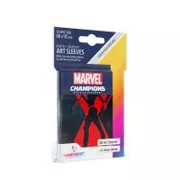 Ilustracja produktu Gamegenic: Marvel Champions Art Sleeves (66x91 mm) - Koszulki na Karty - Black Widow 50+1 szt.