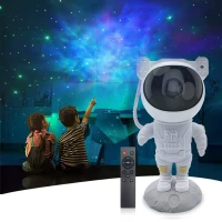 Ilustracja Projektor Gwiazd Lampka Nocna Rzutnik dla Dzieci - Astronauta