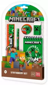 Ilustracja produktu Zestaw Piśmienniczy Minecraft 5 elementów