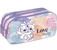 Ilustracja produktu CoolPack Primus Piórnik Saszetka Trzykomorowa Prostokątna Stitch Pastel F060885