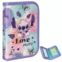 Ilustracja produktu Coolpack Clipper Piórnik Dwuklapkowy Bez Wyposażenia Stitch Pastel F076885