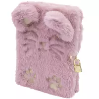 Ilustracja produktu Astrabag Pamiętnik z kłódką ASTRAPAP FLUFFY KITTY A5 96k 101024001