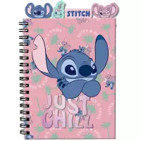 Ilustracja produktu  Paso Notatnik Na Spirali A5 Stitch Różowy DS24GW-3634