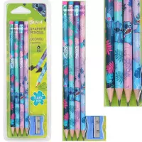 Ilustracja produktu  Coolpack Ołówki Trójkątne Z Gumką + Temperówka Stitch 74722PTR