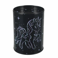 Ilustracja produktu Starpak Skarbonka Metalowa Okrągła Unicorn Holo 536635