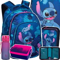 Ilustracja produktu CoolPack Zestaw Szkolny Stitch 5el Plecak F025780 + Piórnik F076780 + Worek F054780