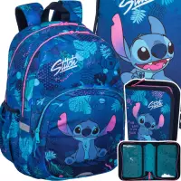 Ilustracja produktu CoolPack Rider  Zestaw Szkolny Stitch 3el Plecak F109780 + Piórnik F076780 + Worek F054780