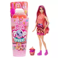 Ilustracja produktu Mattel Barbie Lalka Pop Rev Bubble Tea Owocowy Sok Mango HTJ22 