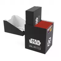 Ilustracja produktu Gamegenic: Star Wars Unlimited - Soft Crate - Pudełko na Karty - Black/White