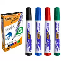 Ilustracja produktu Bic Marker Suchościeralny Okrągły 4 Kolory 904941