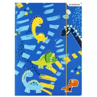 Ilustracja produktu Starpak Teczka z Gumką Dino 512116