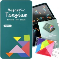 Ilustracja  Mega Creative Gra Tangram Magnetyczna 524763