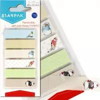 Ilustracja produktu Starpak Zakładka Indeksująca 45x12/20k 6 Kolorów Papugi 505504