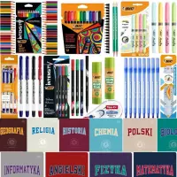 Ilustracja produktu BIC Wyprawka Szkolna + Interdruk 10 Zeszytów Tematycznych Gratis