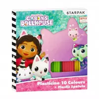 Ilustracja produktu Starpak Plastelina 10 Kolorów Koci Domek Gabi 530018