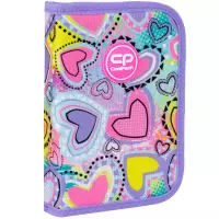 2. Coolpack Clipper Piórnik Dwuklapkowy Bez Wyposażenia Pastel Heart F076832