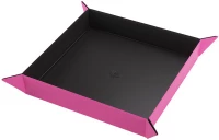 2. Gamegenic: Magnetic Dice Tray - Square - Mata na Kości - Black/Pink