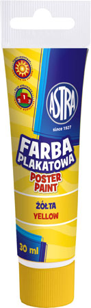 1. Astra Farba Plakatowa Tuba 30 ml - Żółta 83110915