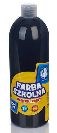 1. Astra Farba Szkolna 1000 ml - Czarna 301217055