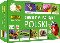 1. Adamigo Gra Memory Owady i Pająki Polski