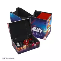 8. Gamegenic: Star Wars Unlimited - Soft Crate - Pudełko na Karty - Ahsoka Tano / General Grievous