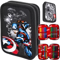 5. CoolPack Jumper 2 Piórnik Dwukomorowy Z Wyposażeniem Avengers F066778