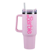 1. Kubek Podróżny XL Barbie ze Słomką - 1200 ml