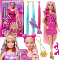 1. Mattel Lalka Barbie Zabawa Włosami JDC85 